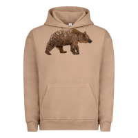 Pigment Burro bear Urban Hoodie - BarkalooDesign
