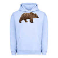Pigment Grape Ice bear Urban Hoodie - BarkalooDesign