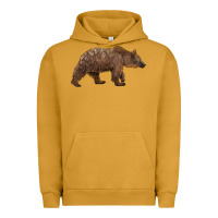 Pigment Peanut Butter bear Urban Hoodie - BarkalooDesign