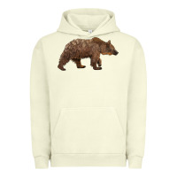 Pigment Pistachio bear Urban Hoodie - BarkalooDesign