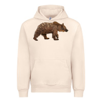 Sandshell bear Urban Hoodie - BarkalooDesign