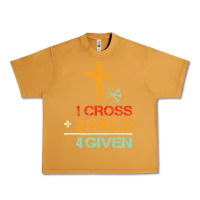 Peanut Butter Vintage 1 Cross 3 Nails Forgiven Christian Easter Gift Urban Heavy Tee - lanVoArt