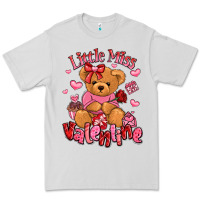 Dove Grey little miss valentine teddy bear Premium Tee - LillyAllenDesigns