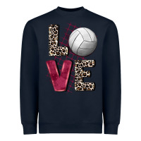Navy love volleyball Heavyweight Sweatshirt - FaDigitalArtStudio