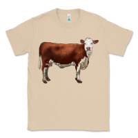 Mushroom hereford cow Classic Tee - LillyAllenDesigns