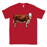 Red hereford cow Classic Tee - LillyAllenDesigns