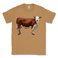 Toasted Coconut hereford cow Classic Tee - LillyAllenDesigns