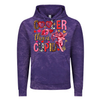 Cloud Purple Cooler than Cupid Valentine's Day Vintage Hoodie - HowdyJamesFarm