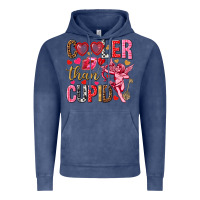 Cooler Than Cupid Valentine's Day Vintage Hoodie | Teevron