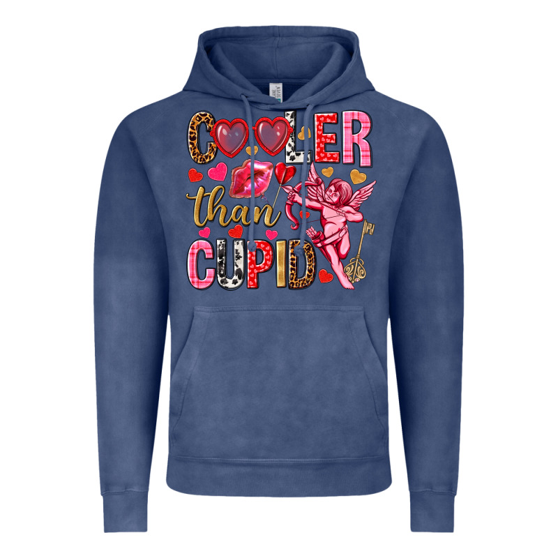 Cooler Than Cupid Valentine's Day Vintage Hoodie by HowdyJamesFarm | Teevron