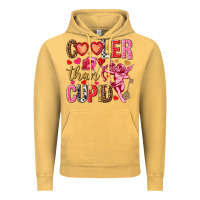Vintage Mustard Cooler than Cupid Valentine's Day Vintage Hoodie - HowdyJamesFarm