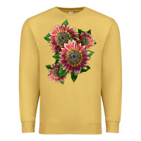 Antique Gold 4 crimson blaze sunflower Premium Sweatshirt - LillyAllenDesigns