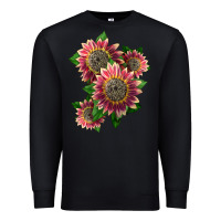 Black 4 crimson blaze sunflower Premium Sweatshirt - LillyAllenDesigns