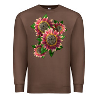 Chestnut 4 crimson blaze sunflower Premium Sweatshirt - LillyAllenDesigns