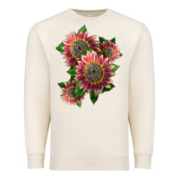 Sandshell 4 crimson blaze sunflower Premium Sweatshirt - LillyAllenDesigns
