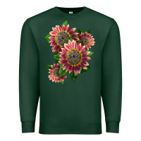Sports Green 4 crimson blaze sunflower Premium Sweatshirt - LillyAllenDesigns