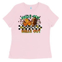Bubblegum Pink falls out balls out Ladies Tee - LillyAllenDesigns