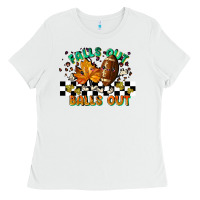 White falls out balls out Ladies Tee - LillyAllenDesigns