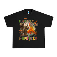 Black Flannels boots and bonfires Urban Heavy Tee - NancyCooperArtShop