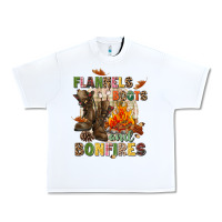 White Flannels boots and bonfires Urban Heavy Tee - NancyCooperArtShop