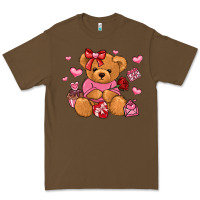 Cacao valentines day teddy bear Premium Tee - LillyAllenDesigns