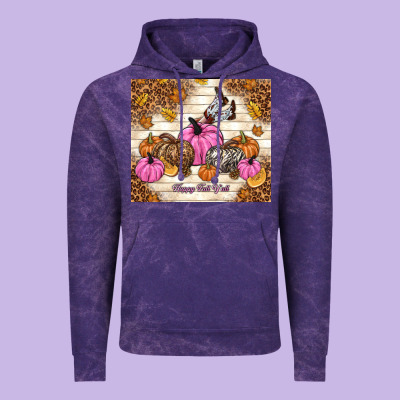 Happy Fall Y'all Cowgirl Vintage Hoodie Designed By Tumblerdesignbyshophia