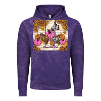 Cloud Purple happy fall y'all cowgirl Vintage Hoodie - TumblerDesignByShophia