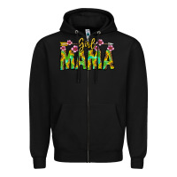 Black Girl Mama Zipper Hoodie - CowhideDigitalArt