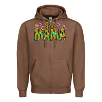 Chestnut Girl Mama Zipper Hoodie - CowhideDigitalArt