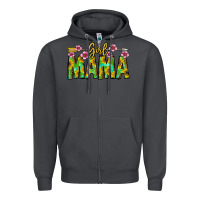 Smoke Girl Mama Zipper Hoodie - CowhideDigitalArt