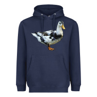 Navy Ancona Duck Heavyweight Hoodie - LillyAllenDesigns