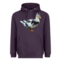Plum Ancona Duck Heavyweight Hoodie - LillyAllenDesigns
