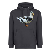 Smoke Ancona Duck Heavyweight Hoodie - LillyAllenDesigns