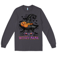 Smoke witchy mama messy bun Long Sleeve Tee - CowGirlArtShop