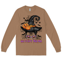 Toasted Coconut witchy mama messy bun Long Sleeve Tee - CowGirlArtShop