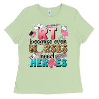 Matcha rt because nurses need heroes Ladies Tee - LillyAllenDesigns