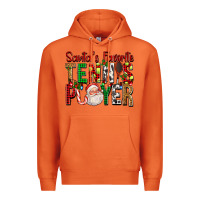 Carrot Santa's Favorite Tennis Player For Christmas Premium Hoodie - FaDigitalArtStudio