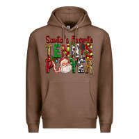 Chestnut Santa's Favorite Tennis Player For Christmas Premium Hoodie - FaDigitalArtStudio