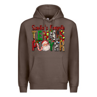 Coffee Santa's Favorite Tennis Player For Christmas Premium Hoodie - FaDigitalArtStudio