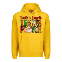 Lemon Santa's Favorite Tennis Player For Christmas Premium Hoodie - FaDigitalArtStudio