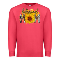 Cardinal blessed mom sunflower Premium Sweatshirt - RacoonDesign