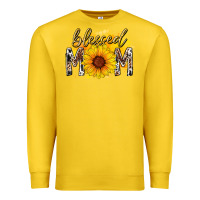 Lemon blessed mom sunflower Premium Sweatshirt - RacoonDesign