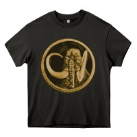 Asphalt mammoth black king Heavy Core Tee - lanVoArt