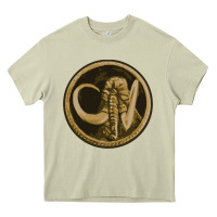 Mossy mammoth black king Heavy Core Tee - lanVoArt