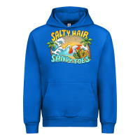 Cobalt salty hair sandy toes summer Urban Hoodie - BarkalooDesign