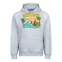 Heather Grey salty hair sandy toes summer Urban Hoodie - BarkalooDesign