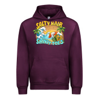 Mauve Wine salty hair sandy toes summer Urban Hoodie - BarkalooDesign
