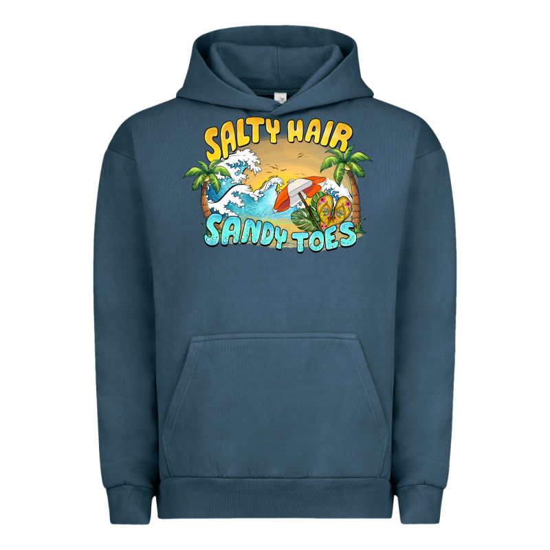 Salty Hair Sandy Toes Summer Urban Hoodie by BarkalooDesign | Teevron