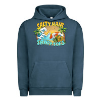 Pigment Midnight Navy salty hair sandy toes summer Urban Hoodie - BarkalooDesign