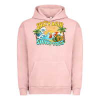 Pigment Salmon salty hair sandy toes summer Urban Hoodie - BarkalooDesign